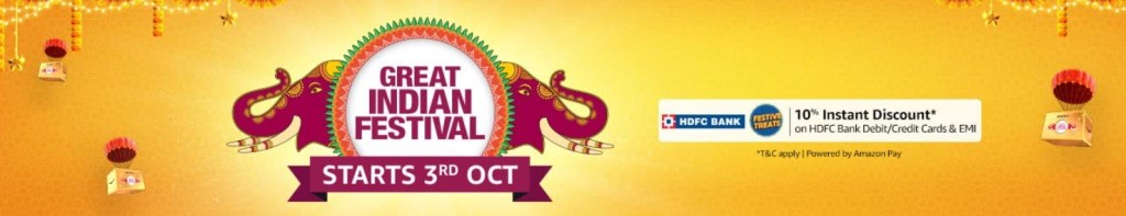 Amazon Great Indian Festival sale