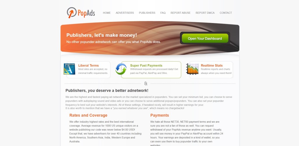 PopAds ad network