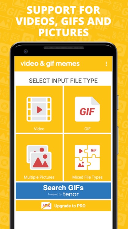 Screenshot of Video and GIF Memes